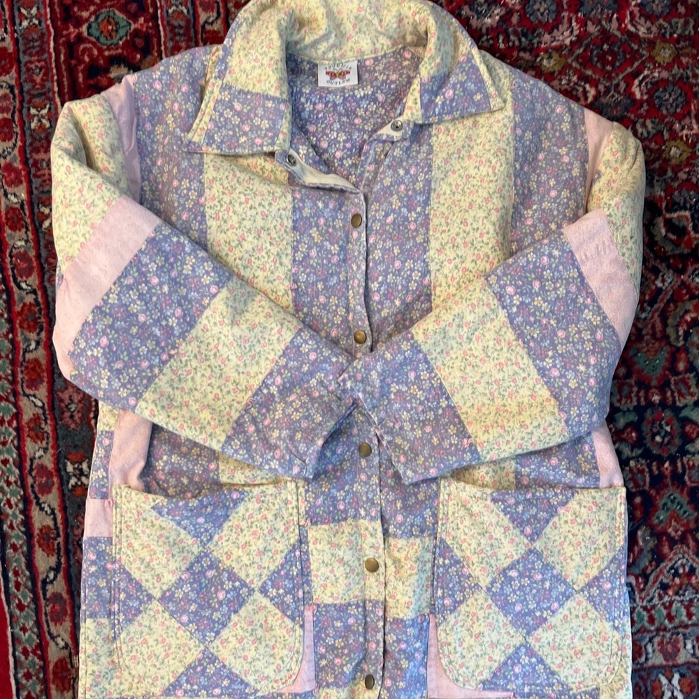 Psychic Outlaw Medium Pastel Chore Coat Quilt